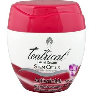 TEATRICAL Anti-Wrinkle Cream with Buddleja Davidii Stem Cells, Floral, 3.5 Ounce